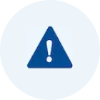 An icon indicating a faulty app on iPhone.