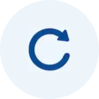 An icon indicating a factory reset on iPhone.