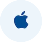An icon of the Apple logo.
