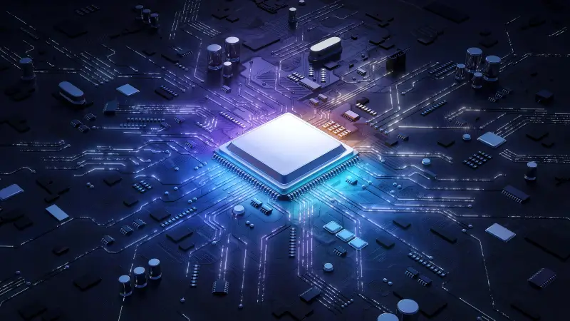 Concept of a system on a chip with unified memory architecture.