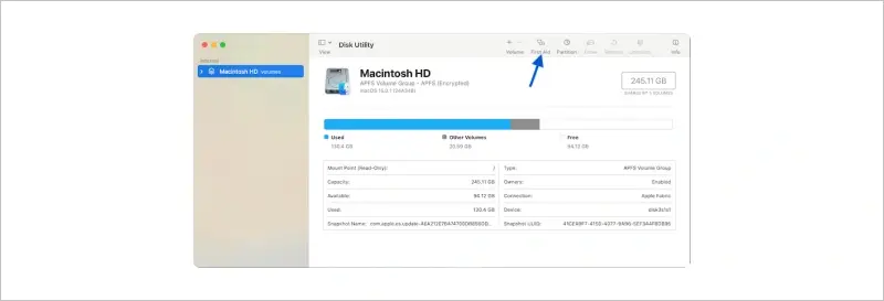 Use Disk Utility