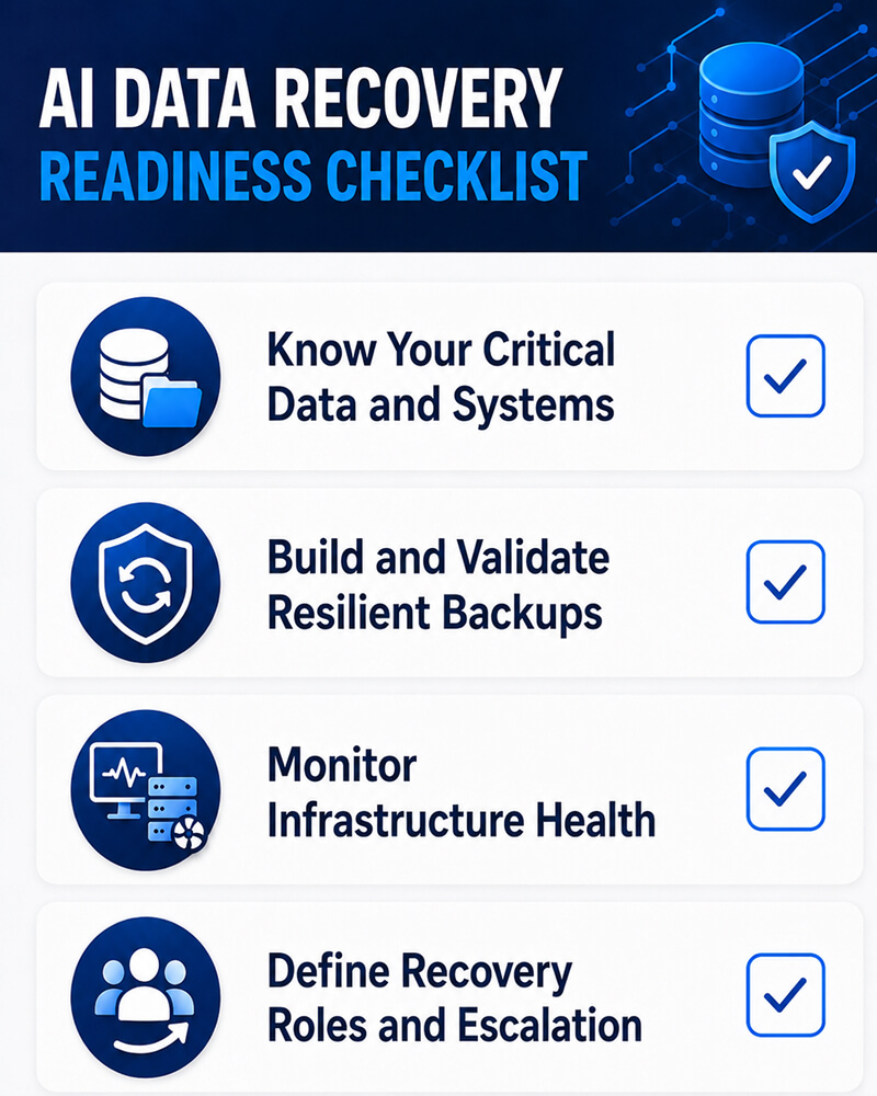 A checklist to assess the readiness of businesses in the age of AI.