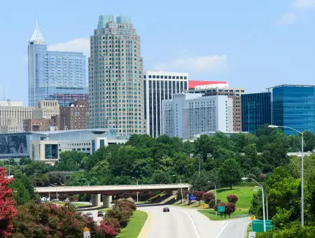 downtown Raleigh, NC