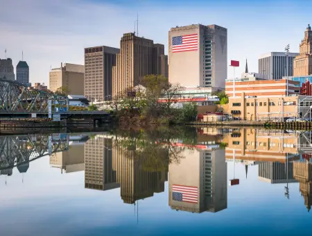 Cityscape of Newark NJ