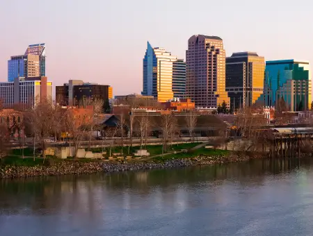 An image of Downtown Sacramento, near Secure Data Recovery’s local store.